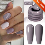 10ml Red Series Gel Nail Polish Winter Dark Red Glitter Nail Art Varnish Semi Permanent Soak Off UV LED Gel