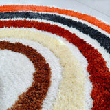 Tufted Rainbow Bathroom Mat Soft Tufting Colorful Bedroom Carpet Bathmat Rug Non Slip Pad Aesthetic Home Room Decor 45x80cm