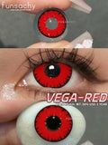 Halloween Cosplay Color Contact Lenses Cosplay Lens Anime Red Lenses Girl Graduated Colored Eye Lenses Makeup Eye Lenes