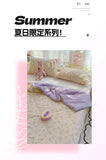 A-Class Summer Quilt Double Layer Non-Cotton Soft Air Conditioning Cooling Quilt Student Dormi Single Double Person Thin Quilt