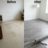 Easy To Peel And Apply Durable Water-Proof Wear-Resistant Thick Wood Grain Decorative Floor Stickers Suitable For Home Use.