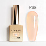 Nail Gel Polish HEMA FREE Translucent Jelly Gel Varnish Semi Transparent Super Glossy Ultra Consistency Round Shape Brush