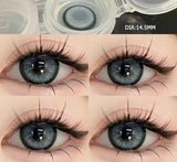 2 Pair Colored Beauty Pupil Makeup Lens  Brown Eye Lenses Gray Contact Green Eye Lenses Blue Lenses Yearly