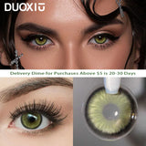 1Pair Color Contact Lens Pupils High Quality Cosmetic Blue Gray Makeup Myopia Degree -0.00 to -8.00 Fast Shipping