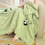 New winter warm thickened three-dimensional towel embroidered triangular needle blanket one blanket multi-purpose