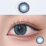 Colored Contact Lenses with degree Power Cosmetic Purple Annual Contact Lens 1year grey Make Up lens