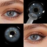 14.2mm Cleopatra Green Colored Contact Lenses Half Yearly Disposable Blue Brown Natural Soft Lens for Daily Eye Makeup