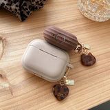 Korea Cute Simple Coffee Milk Tea Color Silicone Earphone Case For AirPods 1 2 3 4 Pro 2 Wireless Bluetooth Charging Box Cover
