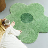 Irregular Shape Flowers Rugs for Bedroom Bedside Carpet Living Room Soft Fluffy Plush Mat Home Decoration Cloakroom Floor Mats