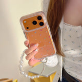 Glitter Shiny Stars Imd Transparent Back Cover for Iphone 17 16 Pro Max 13 14 15 Promax Ins Protector Shockproof Phone Case