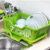 Home Countertop Dinnerware Chopsticks Spoons Organizer Drain Board Dish Drying Rack Storage Rack Utensils Drainer Rack