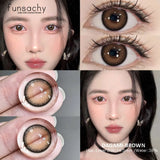 2pcs Colored Contact Lenses for Eyes Cosmetic Blue Lenses Gray Lenses Green Eye Natural Lenses Fashion Lenses Beauty