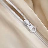 Color Blocking Bedding Set 600TC Lyocell Bamboo Fiber Soft Silky Cool Feeling Duvet Cover Flat/Fitted Bed Sheet Pillowcases 4Pcs