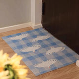 Seagull PVC Welcome Doormat Chic Cartoon Birds Cuttable House Entrance Mat Carpet Anti Dust Pad Outdoor Aesthetic Home Decor