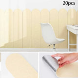 3D Self-Adhesive Foam Wall Stickers Suitable For Home Living Room Background Decoration Impact-Resistant Easy To Tear And Apply.