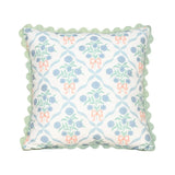 2pcs Floral Print Lace Pillowcase Rural Living Room Sofa Cushion Cover Home Decor Machine Washable Comfortable Soft Breathable