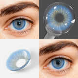 Sin Brown Colored Contact Lenses with Astigmatism Korean Design 14.0mm Small Pupil Prescription Lens for Eye Beauty