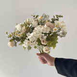 Chamomile Combination Artificial Flowers for Home Ornamental Flowerpot Decoration Wedding Arch Accessories Biomimetic Bouquet