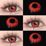 Color Contact Lenses 2Pcs Yearly Disposable Prescription 3 Tone Myopia Colored Contacts Beauty Eye Makeup Lens