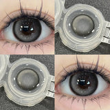2Pcs Yearly Color Colored Contact Soft Circular  Black Makeup Blue Lens Lenses Beauty Pupil Gray Brown Eyes Fast Shipping
