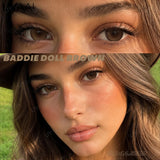 Grey Color Contact Lenses Big Black Eyes Lenses Natural Brown Lens Beauty Pupils Comestic Blue Lens 14.5/14.2mm