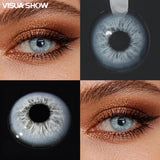Brown Colored Contact Lenses, Yearly Disposable 14.2mm Small Pupil