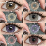 1pair New Color Contact Lenses for Eyes Natural Blue Eye Lenses Purple Lenses Gray Eye Contacts Brown Eye Lens Yearly