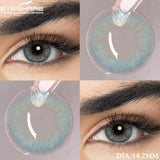 Blue Contact Lenses Colored Contacts for Eyes 1 pair Brown Eye Lenses Gray Lenses Yearly Cosmetic Makeup Eye Contacts