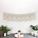 Handwoven Tassel Decorative Tapestry Small Curtain Home Wall Decor Sofa Living Room Background Wall Mural Nordic Style Rectan...
