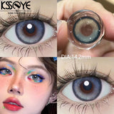 2Pcs New Product Best Selling Contacts Colored Lenses  Blue Green Series Soft Lens