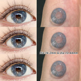 2pcs/Pair Eye Color Lenses Purple Contact Lenses Natural Brown Pupils Lenses Big Diameter Blue Pink BlackLens for Party