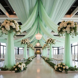 Wedding Arch Draping Fabric Wedding Drapes Drapes for Backdrop Sheer Fabric Drapes Decorations Curtains Reception Ceremony Party