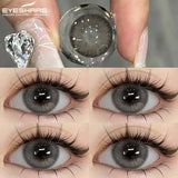 1 Pair Blue Colored Contact Lenses for Eyes Natural Brown Contact Lenses Fashion Lenses Brown Eye Lens Softlenses