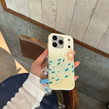 Cute IMD Bling Blue Foil Fish Phone Case for IPhone 15 16 Pro Max 17 Promax 14 Pro Max Shockproof Fish Soft Back Funda Cover