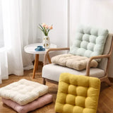 1pcs Minimalist Pure Cotton Chair Cushion Thickened Tatami Mat and Futon Floor Cushion Household Bay Window Office Chair Mat