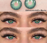 1pair New Color Contact Lenses Blue Eyes Lenses Natural Gray Eye Contact Brown Cosmetic Contact Green Lens 6 Months Use