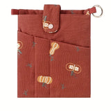 A5 Kawaii Storage Bag Multifunctional Chic Book Tote Portable Storage Pouch for Books Stationery Organizer Stationery Supplies