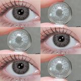 1pair Blue Green Gray Brown Color Contact Lenses Iris Circle Lens 14.5mm