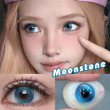 2pcs 1pair Cyber Series Halloween Colored Contact Lenses for Makeup Eyes Big Pupils Red Contact Lenses Brown Lens Myopia