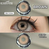 Brown Colored Contact Lenses for girls Contact lenses Fashion Contacts Gray Eye Lens Beautiful Blue Pupils