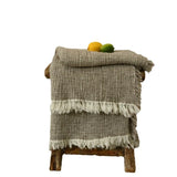 1 Pc New Cotton Linen Tassel Blanket Solid Color Sofa Nap Cover Blanket Sofa Breathe Freely Throw Homestay Decoration Bed Throw