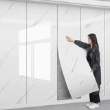 1 roll of waterproof and stain resistant PVC marble self-adhesive wallpaper suitable for bedroom and living room wall stickers