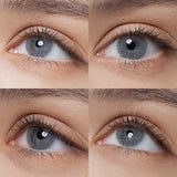 14.2mm Metallic Grey Circle Contacts Lenses - Big Eye Effect for Hooded Eyes