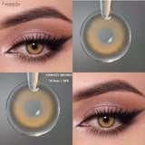 1Pair Color Contact Lenses For Eyes 14.5mm Natural Fashion  Blue Brown Lens Beauty Pupils Gray Lenses Contact Lenses