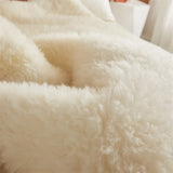 Fluffy soft solid color Lamb Fleece Mattress Upholstered Bed Tatami Mattress Topper Winter Student Dormitory Sleeping Pad