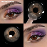 Green Prescription 6 Months Disposable Colored Contact Lenses 14.2mm Natural Small Pupil for Daily Cosmetics