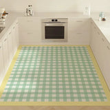 Bohemian Style PVC Leather Kitchen Rug Waterproof Oil-proof Stain-resistant Easy Clean Floor Mat Home Decoration Carpet Tapis