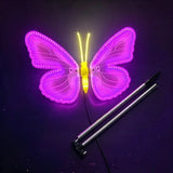 Automatic Opening LED Butterflies for Wedding Decor, Romantic Magical Light Up Wings for Party Christmas Festival Decoration