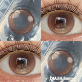 2pcs/pair 14.5MM Iris Brown Lenses Beauty Makeup Pupils Eye Color Lenses Colorful Contact Lenses Fashion Blue Green Lens