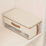1-Pack Clear Organizer Box - Dustproof, Space-Saving Storage for Closet, Bathroom, Entryway - Heavy-Duty Plastic Construction